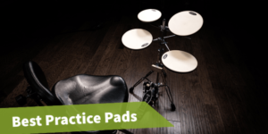 Feautared image of the article: best drum practice pad, drum practice pad review.