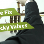 How to fix a sticky trumpet valve?